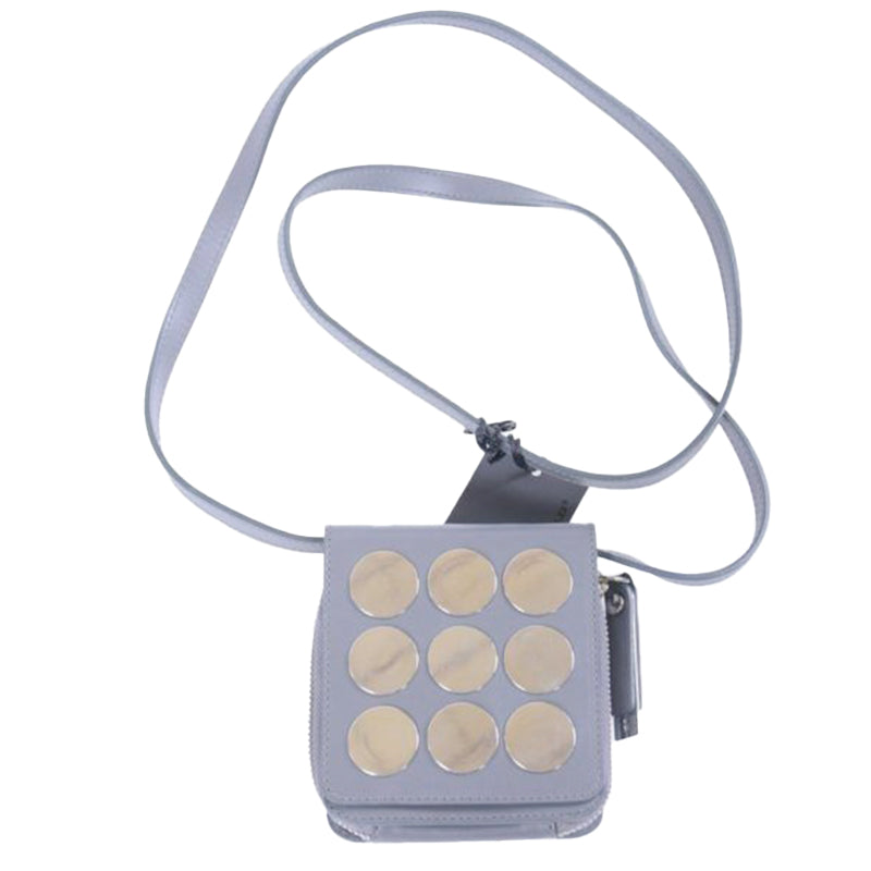 DIESEL Unisex Side Bag Genuine Leather Black Small Coin Purse Clutch Bag D4-2869