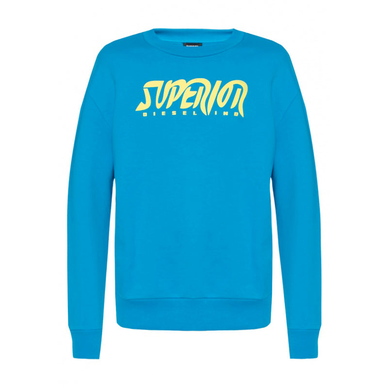 DIESEL S BAY SC FELPA Mens Sweatshirt Long Sleeve Pullover Lounge Wear