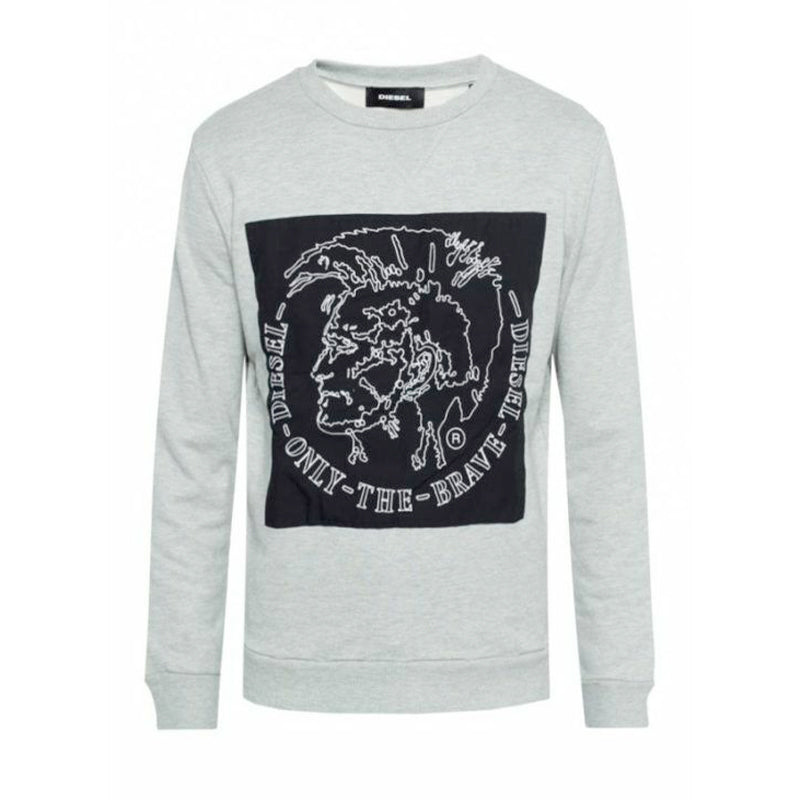 DIESEL S SAMUEL FELPA Mens Mohawk Sweatshirt Long Sleeve Pullover Lounge Wear