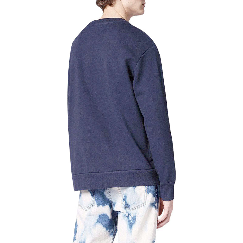 DIESEL S SAMY FELPA Mens Sweatshirts Oversized Long Sleeve Pullover Lounge Wear