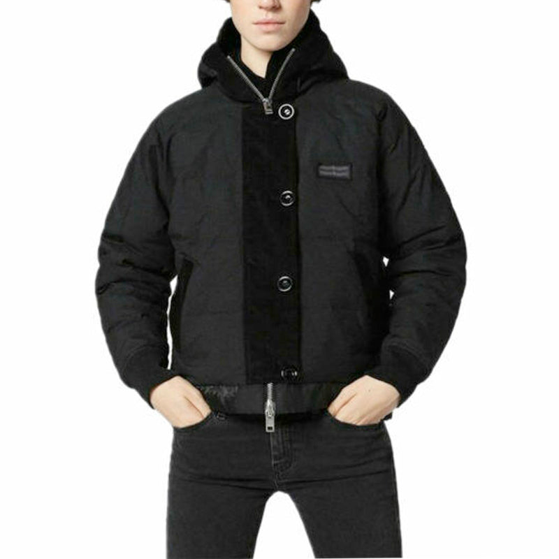 DIESEL W-SHELBY Womens Puffer Jacket Padded Quilted Hooded Winter Outwear Coat