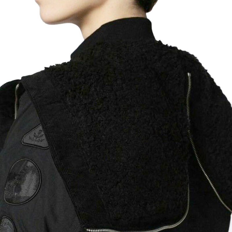 DIESEL W-SHELBY Womens Puffer Jacket Padded Quilted Hooded Winter Outwear Coat