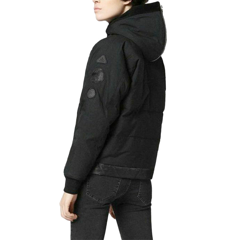 DIESEL W-SHELBY Womens Puffer Jacket Padded Quilted Hooded Winter Outwear Coat