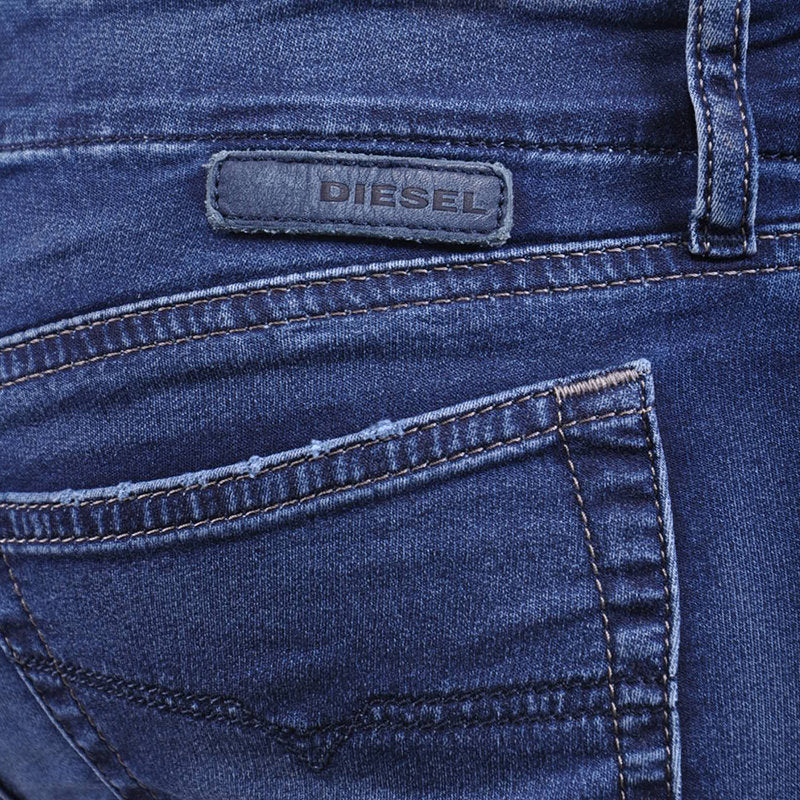 DIESEL GRUPEE NE 0674Y Womens Denim Jogg Jeans Slim Fit Skinny Blue Sweat Pant