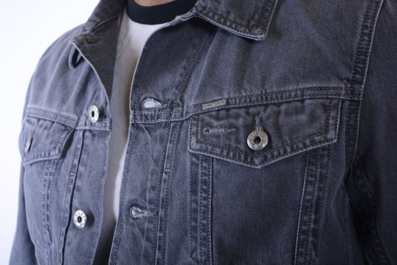 DIESEL R-ELSHAR Mens Denim Jeans Jacket Summer Outwear Coat