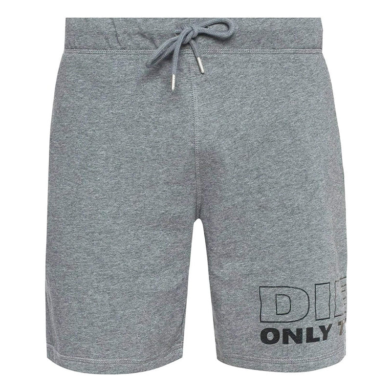 DIESEL UMLB PAN ONLY THE BRAVE Mens Fleece Shorts Summer Beachwear Bermudas