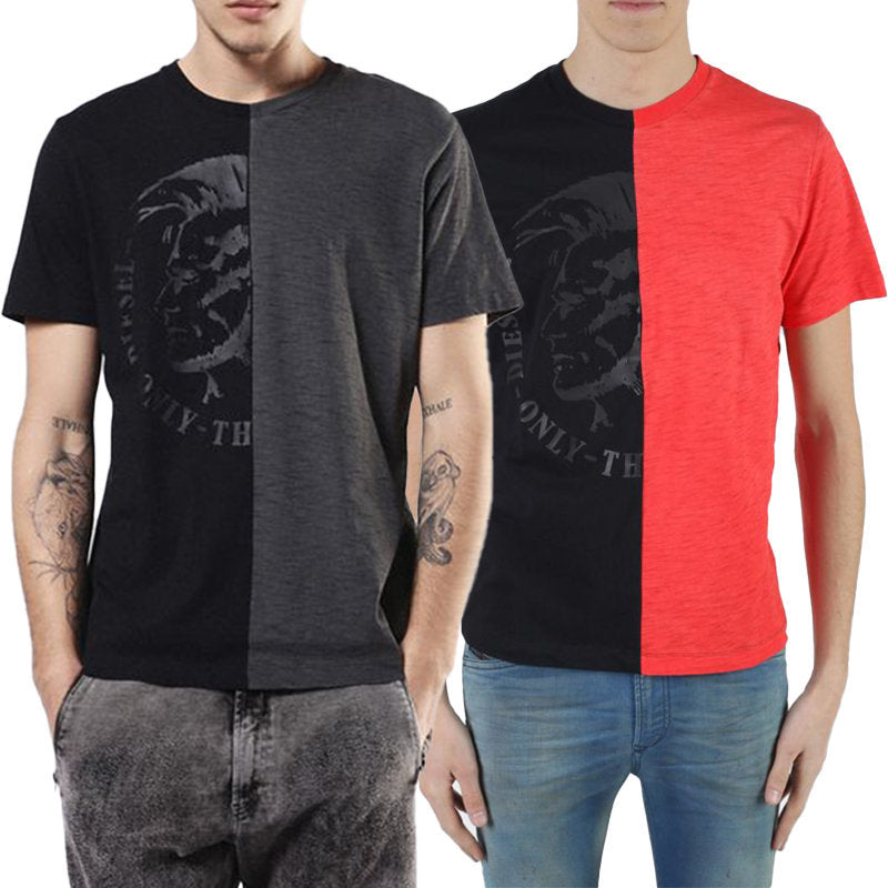 DIESEL T JOE NX Mens T-Shirt Short Sleeve Crew Neck Casual Summer Cotton Tees