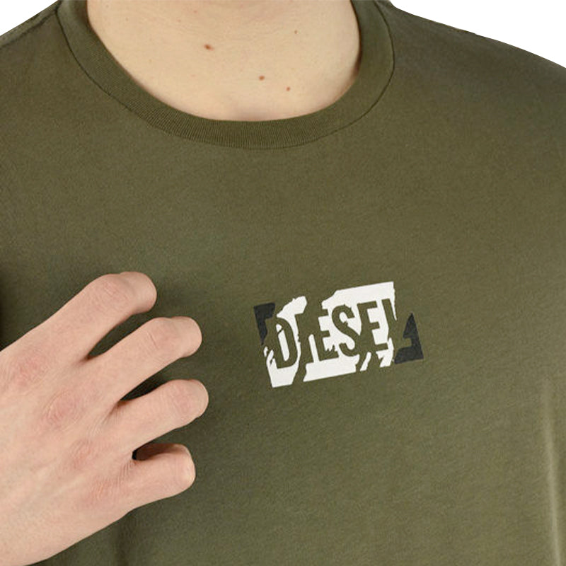 DIESEL T JUST ZC Mens T-Shirt Short Sleeve Crew Neck Casual Summer Cotton Tees