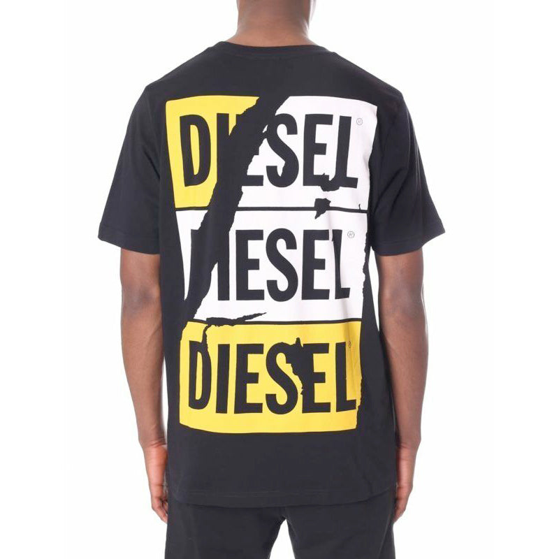 DIESEL T JUST ZC Mens T-Shirt Short Sleeve Crew Neck Casual Summer Cotton Tees