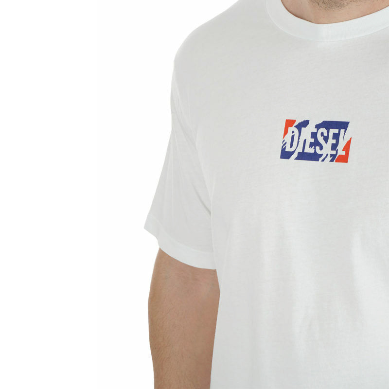 DIESEL T JUST ZC Mens T-Shirt Short Sleeve Crew Neck Casual Summer Cotton Tees