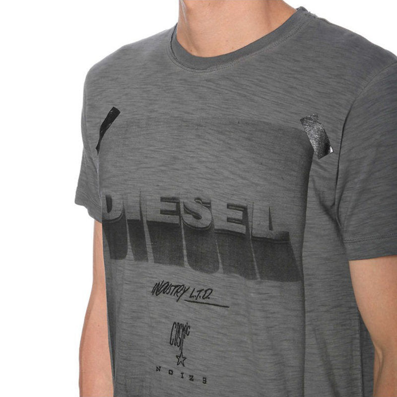 DIESEL T DIEGO HN Mens T-Shirt Short Sleeve Crew Neck Casual Summer Cotton Tees