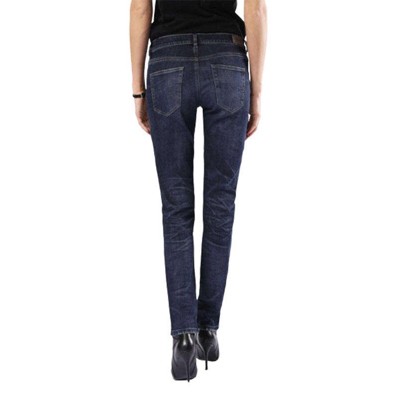 DIESEL BELTHY 0854T Womens Jeans Distressed Slim Fit Casual Dark Blue Denim Pant