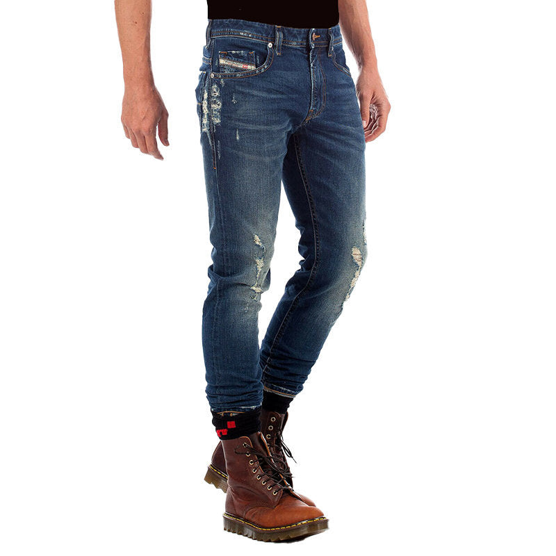 DIESEL THOMMER 084YY Mens Denim Jeans Slim Fit Skinny Distressed Casual Denim