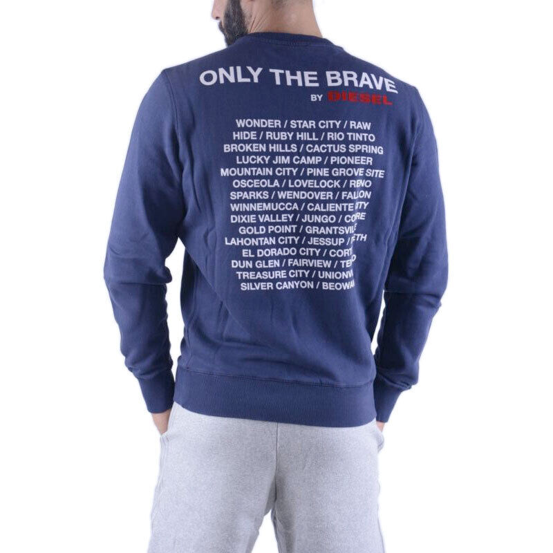 DIESEL S JOE SB FELPA Mens Sweatshirts Regular Fit Long Sleeve Pullover Jumpers