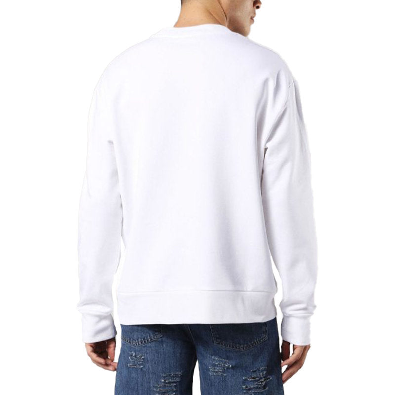 DIESEL S BAY SC FELPA Mens Sweatshirt Crew Neck Sweater Pullover Work Casual Top