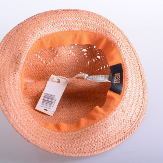 DIESEL CICILY 0PAEQ 36L Womens Fadora Hat Casual Homburg Summer Tribly Cap Italy