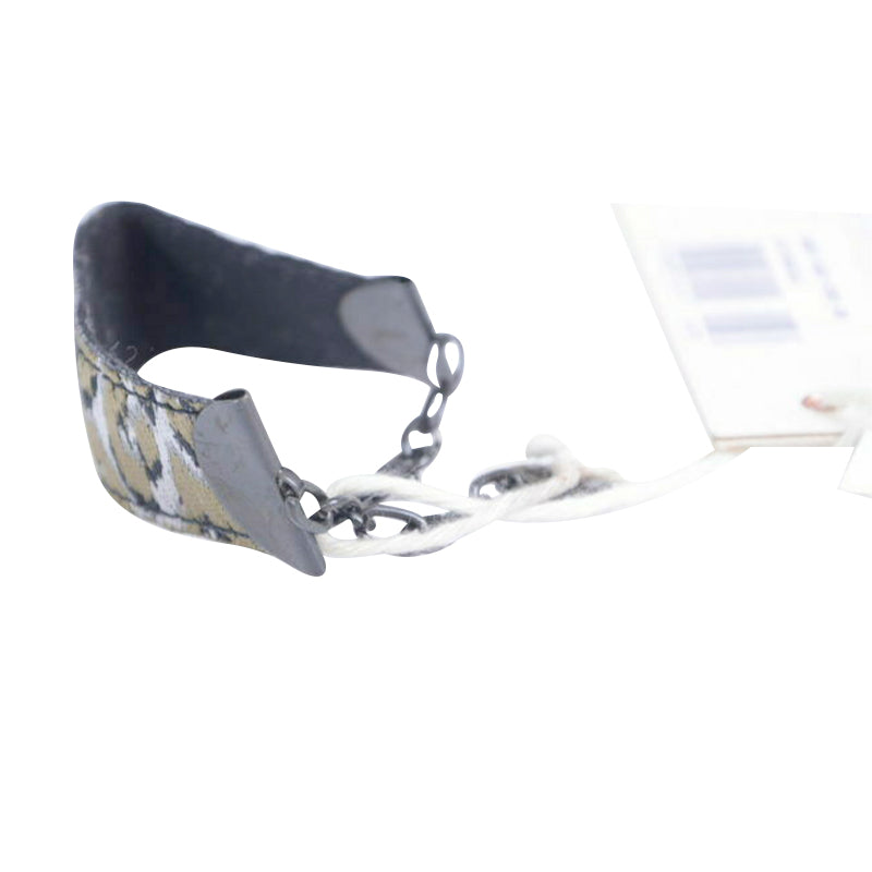 DIESEL ALEPI Unisex Bracelets Vintage Hook Snake Print Womens Wristband Italy