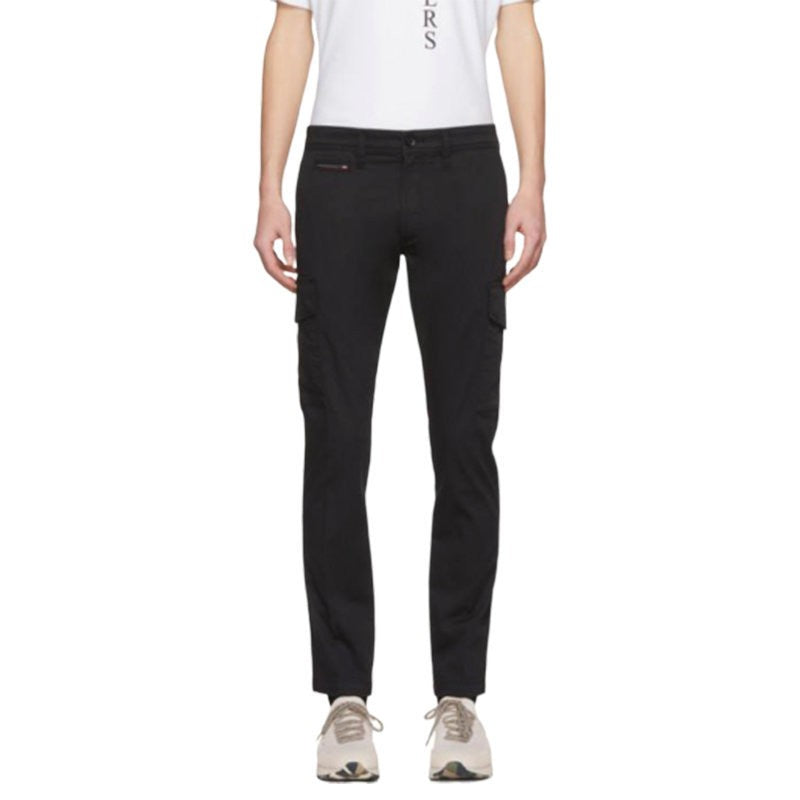 DIESEL CHI THOMMER 0CARP Mens Chino Trousers Cargo Slim Fit Casual Black Pants