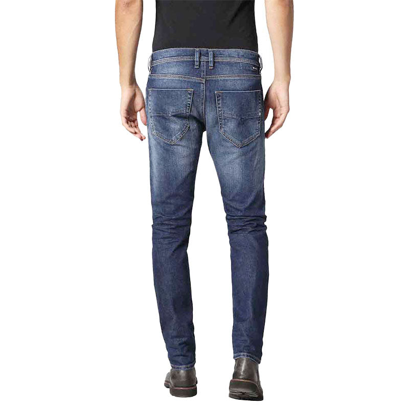 DIESEL TEPPHAR 084HV Mens Denim Jeans Stretch Slim Fit Dark Blue Casual Pant W27