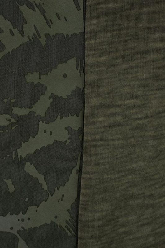 DIESEL S JOE NC FELPA Mens Sweatshirt Mohwak Head Pullover Jumper Olive