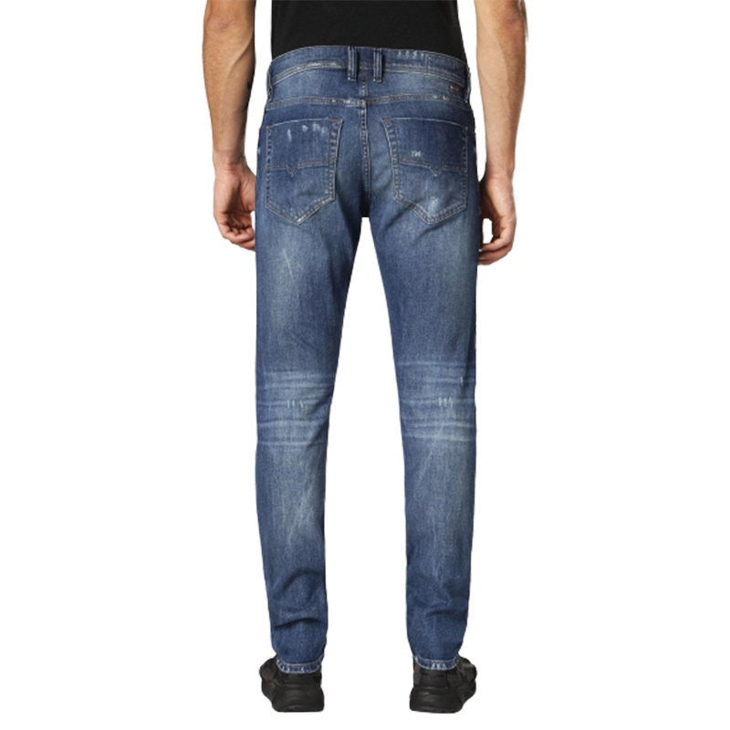 DIESEL TEPPHAR C84MX Mens Denim Jeans Stretch Slim Fit Carrot Distressed Pants