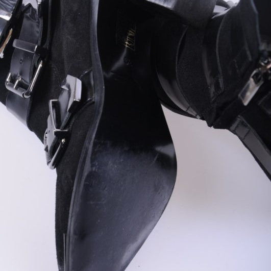 DIESEL Womens Boots Genuine Leather Pull On Cuban Heel Casual Shoes RRP-189.99