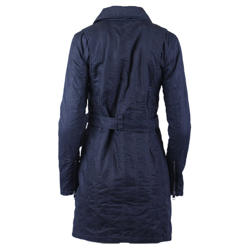 DIESEL G LUPUS LONG Womens Parka Jacket Full Zipped Winter Outwear Casual Coat