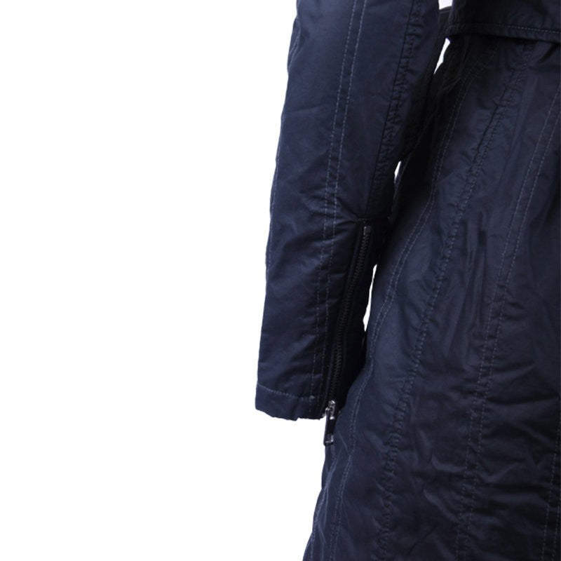 DIESEL G LUPUS LONG Womens Parka Jacket Full Zipped Winter Outwear Casual Coat