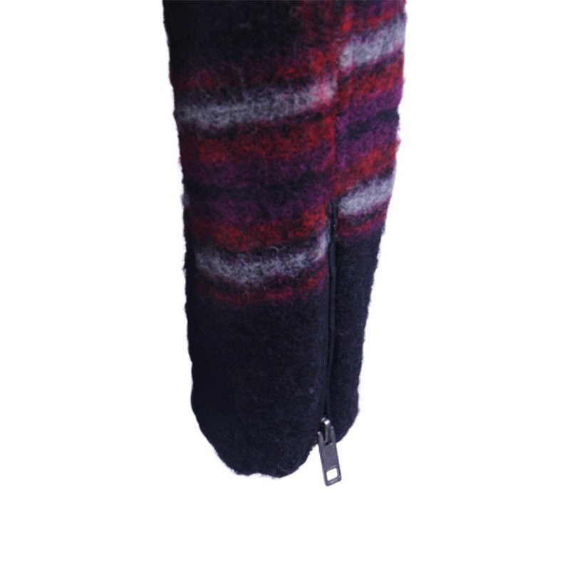 DIESEL G ERIAN 63G Womens Bomber Jacket Wool Buffalo Check Winter Outwear Coat