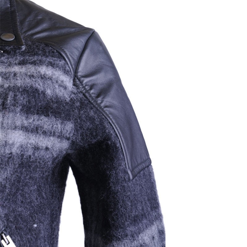 DIESEL G ERIAN 96X Womens Bomber Jacket Wool Buffalo Check Winter Outwear Coat