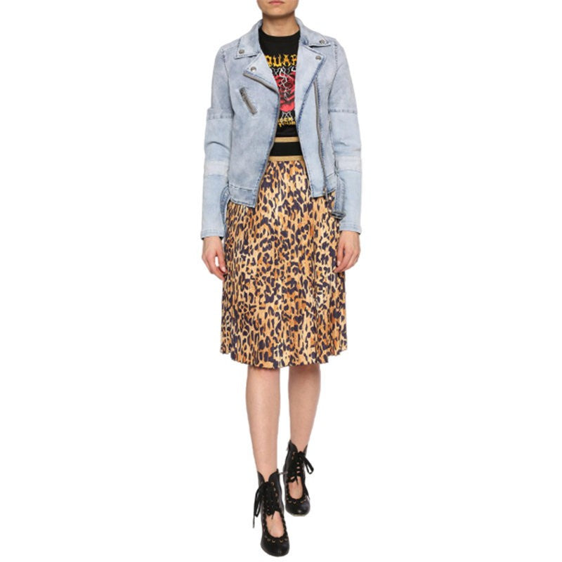 DIESEL KERBI C NE 0682U Womens Denim Jacket Jogg Jeans Slim Casual Coat Italy