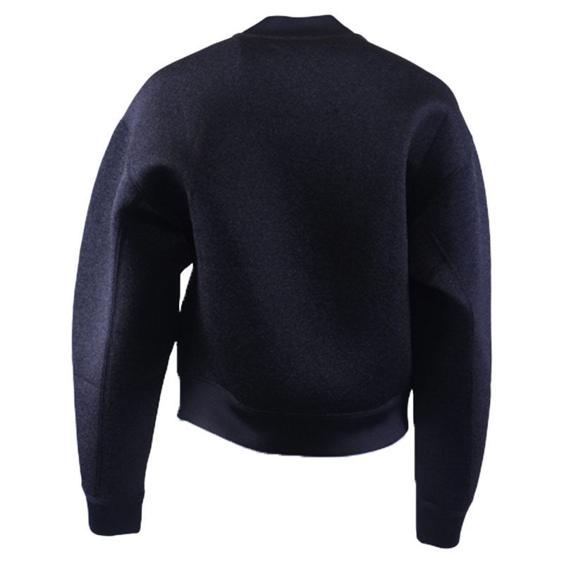 DIESEL F JONIE 900 Womens Bomber Jacket Zipped Stretch Casual Outwear Black Coat