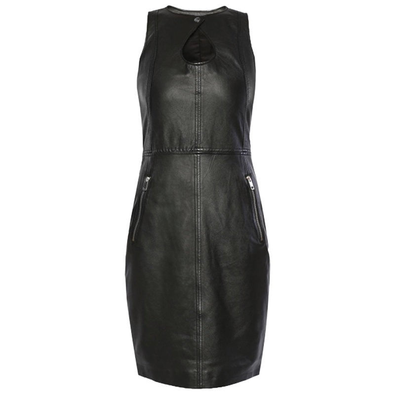 DIESEL L KAREN ABITO Womens Dresses Black Ladies Party Midi Dress Casual Bodycon