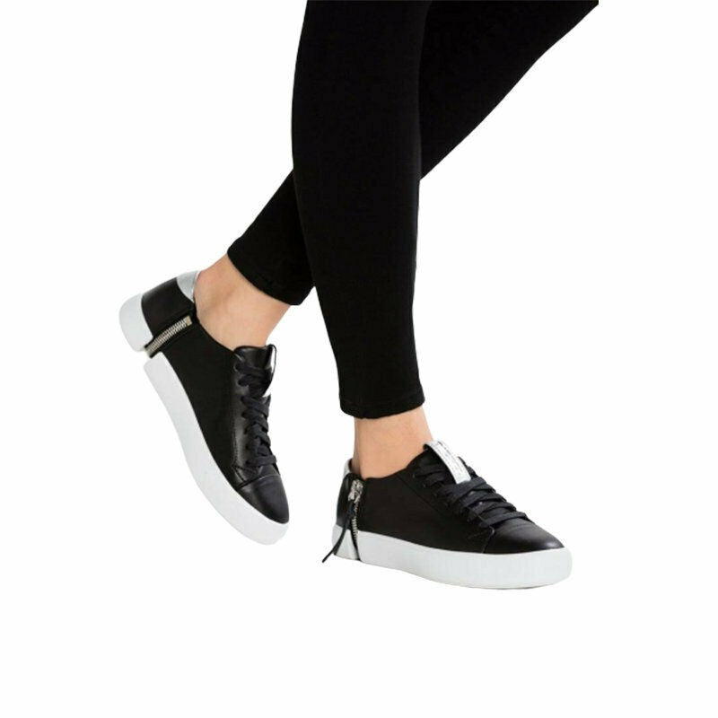 DIESEL S NENTISH Genuine Leather Womens Sneakers Lace up Trainers Shoes