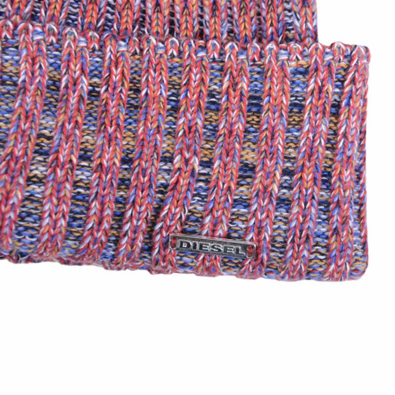 DIESEL K ANKORI 0WADJ 43LA Womens Beanie Hat Unisex Winter Cap Red Made In Italy