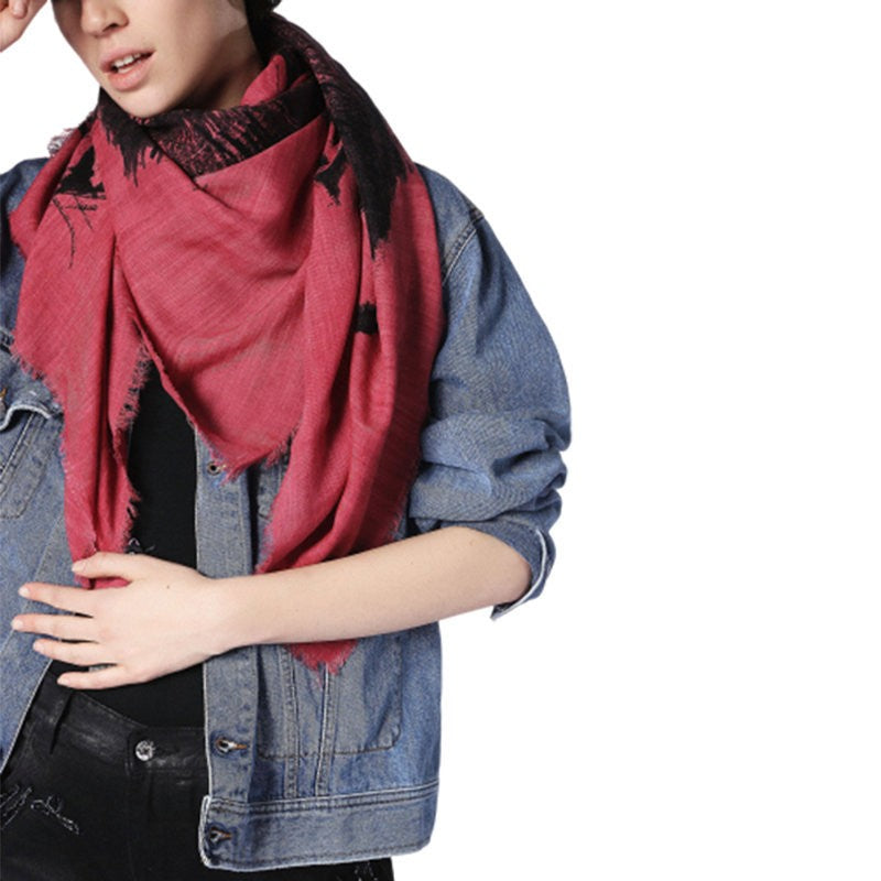 DIESEL SWILLOT C 37Q SCARF Mens Scarf Unisex Winter Shawl Wrap Womens Scarves