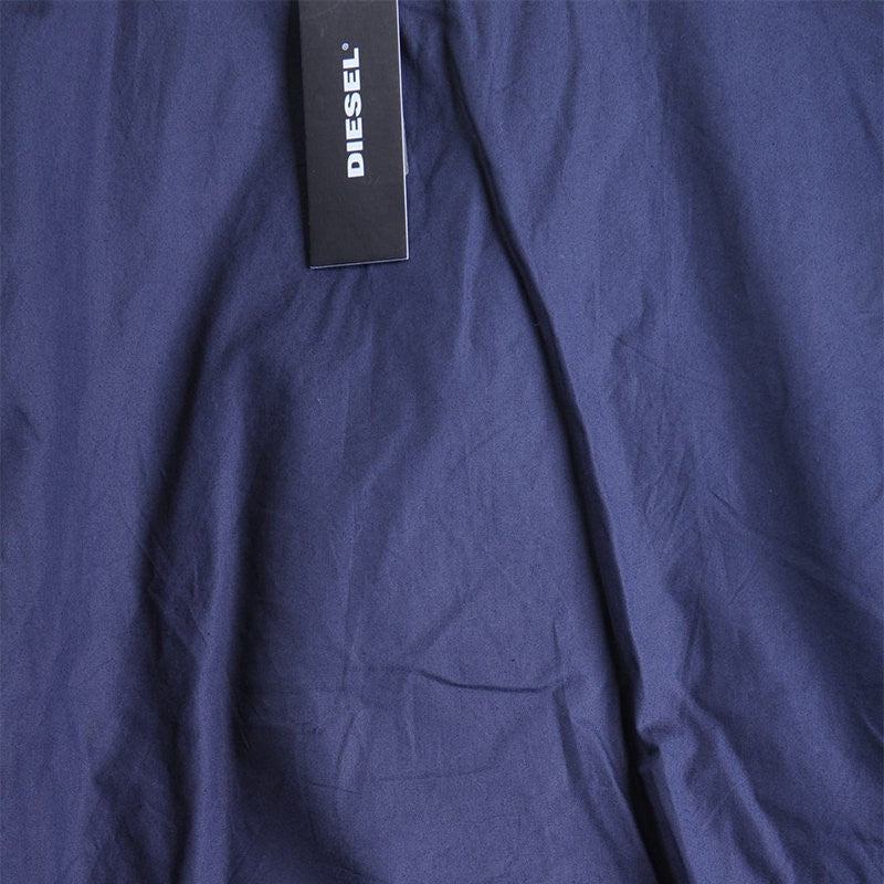 DIESEL J Machine Womens Biker Jacket Removable Hood Winter Casual Cotton Coat