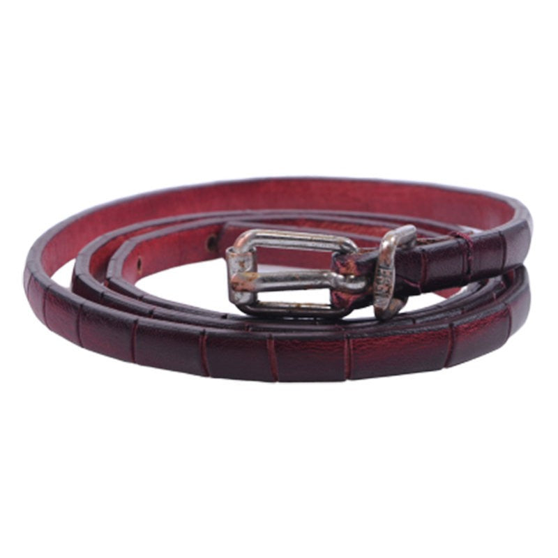 DIESEL BANIMALI CINTURA 0GABC 42Y Womens Belts Genuine Leather Waist Belt Italy