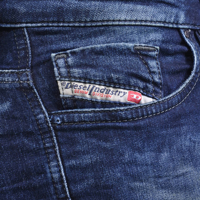 DIESEL EAZEE NE 0601L Womens Denim Jogg Jeans Secret Lab Regular Fit Sweat Pant