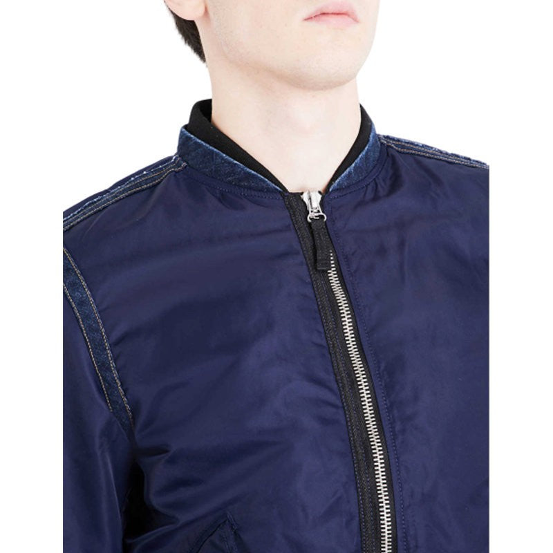 DIESEL J HOWLER 0LANN 8AT Mens Bomber Jacket Padded Casual Winter Varsity Coat