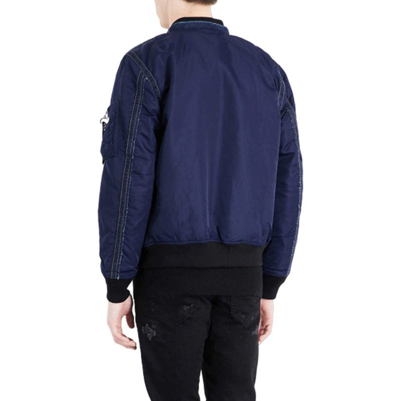 DIESEL J HOWLER 0LANN 8AT Mens Bomber Jacket Padded Casual Winter Varsity Coat