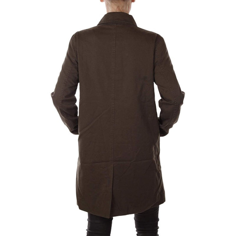 DIESEL R Brina RNKAS Womens Parka Jacket Casual Winter Military Green Long Coat