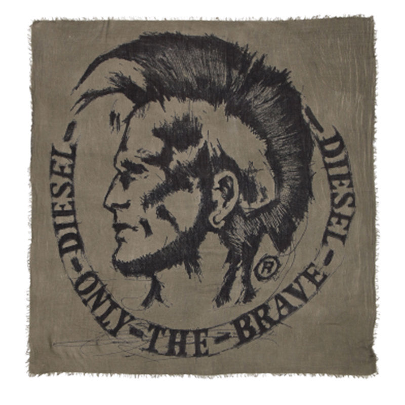 DIESEL SWILLOT C 51F SCARF Mens Scarf Unisex Winter Shawl Wrap Womens Scarves