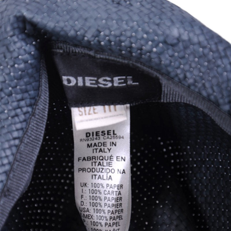 DIESEL CRUMYKO Womens Straw Fedora Cowboy Hat Band Ladies Summer Hawkins Sun Cap