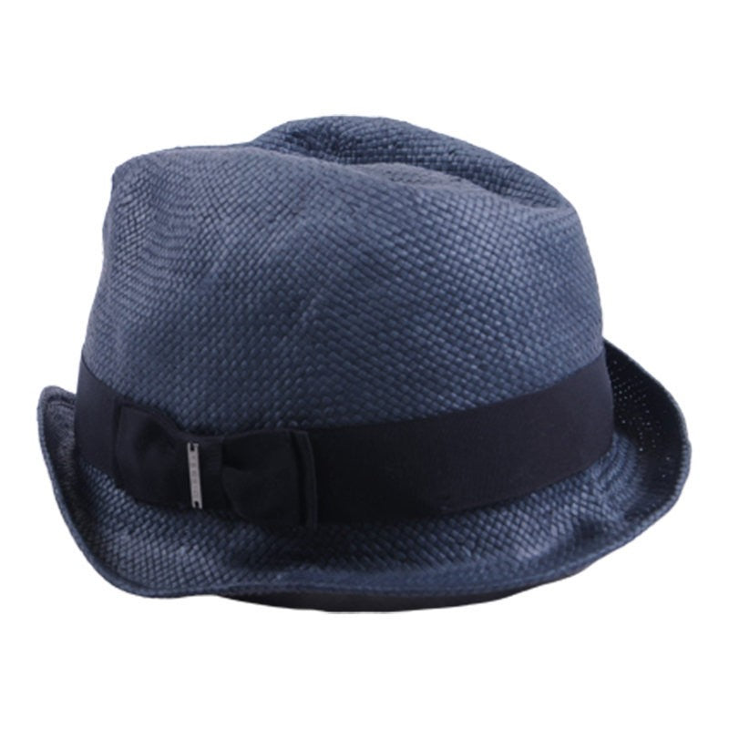 DIESEL CRUMYKO Womens Straw Fedora Cowboy Hat Band Ladies Summer Hawkins Sun Cap