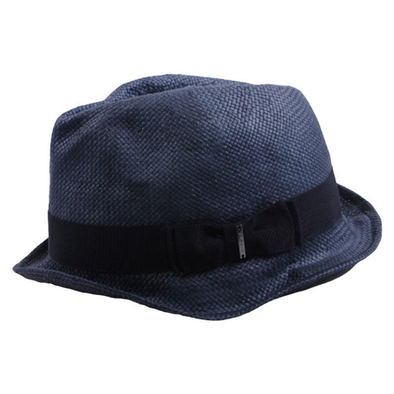 DIESEL CRUMYKO Womens Straw Fedora Cowboy Hat Band Ladies Summer Hawkins Sun Cap