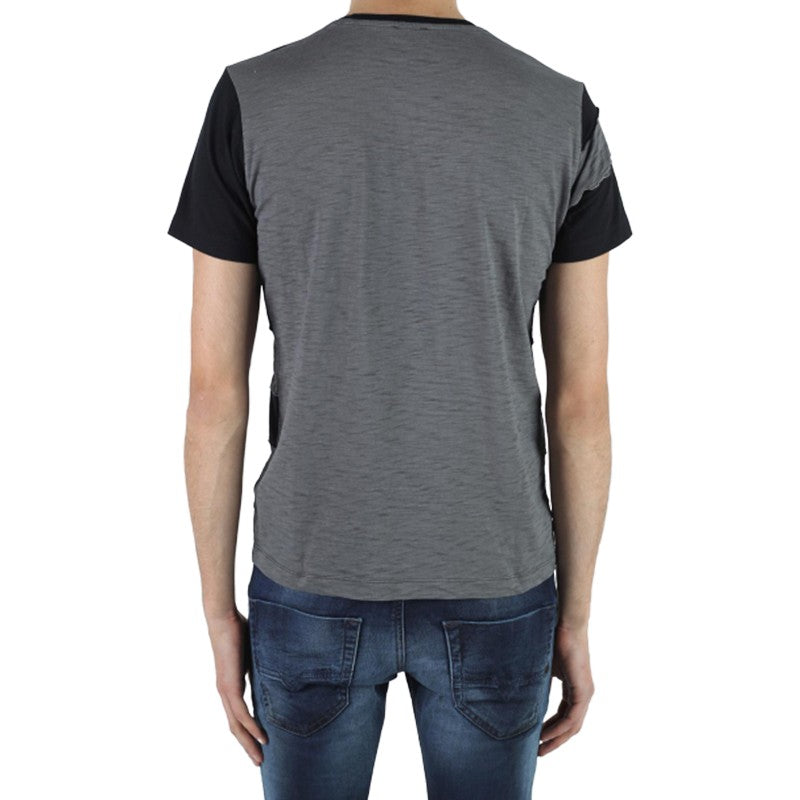 DIESEL T EWELL Mens T Shirt Short Sleeves Crew Neck Summer Stripped Cotton Tee