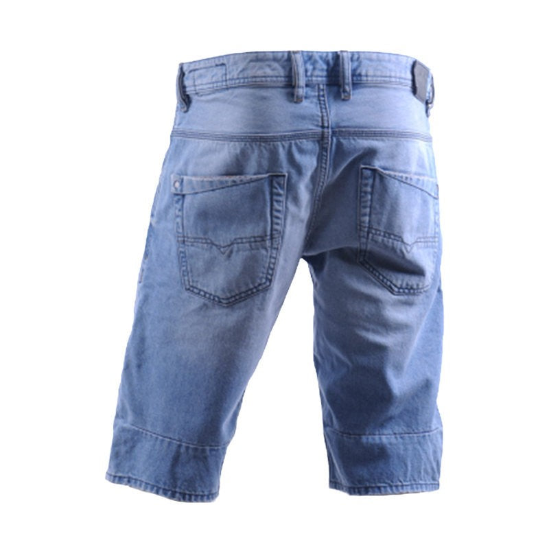 DIESEL KROSHORT R18K5 Mens Denim Jeans Shorts Lyocell Summer Casual Beach Shorts