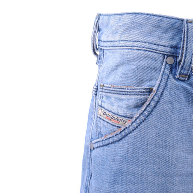 DIESEL KROSHORT R18K5 Mens Denim Jeans Shorts Lyocell Summer Casual Beach Shorts