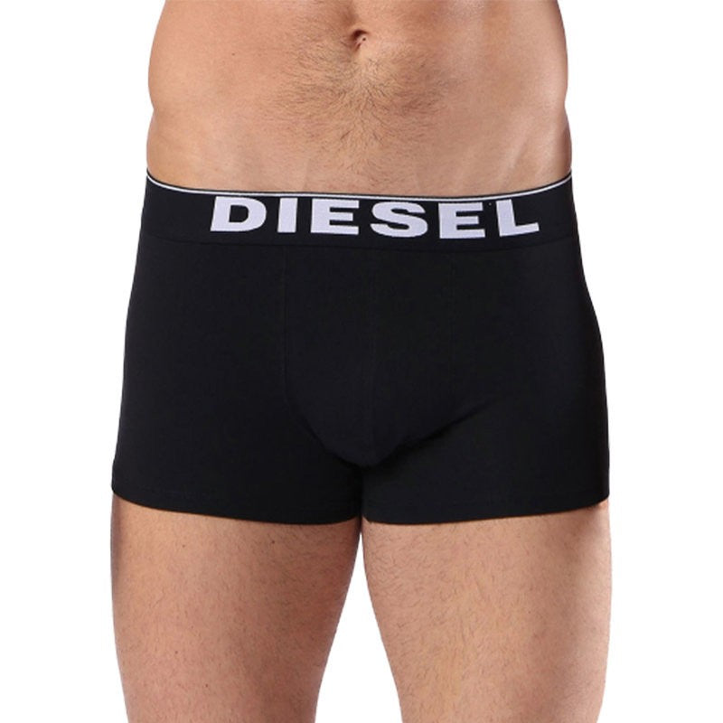 DIESEL UMBX KORY 0JKKA Mens Boxer Shorts Black 1X Pack Stretch Underwear Trunks